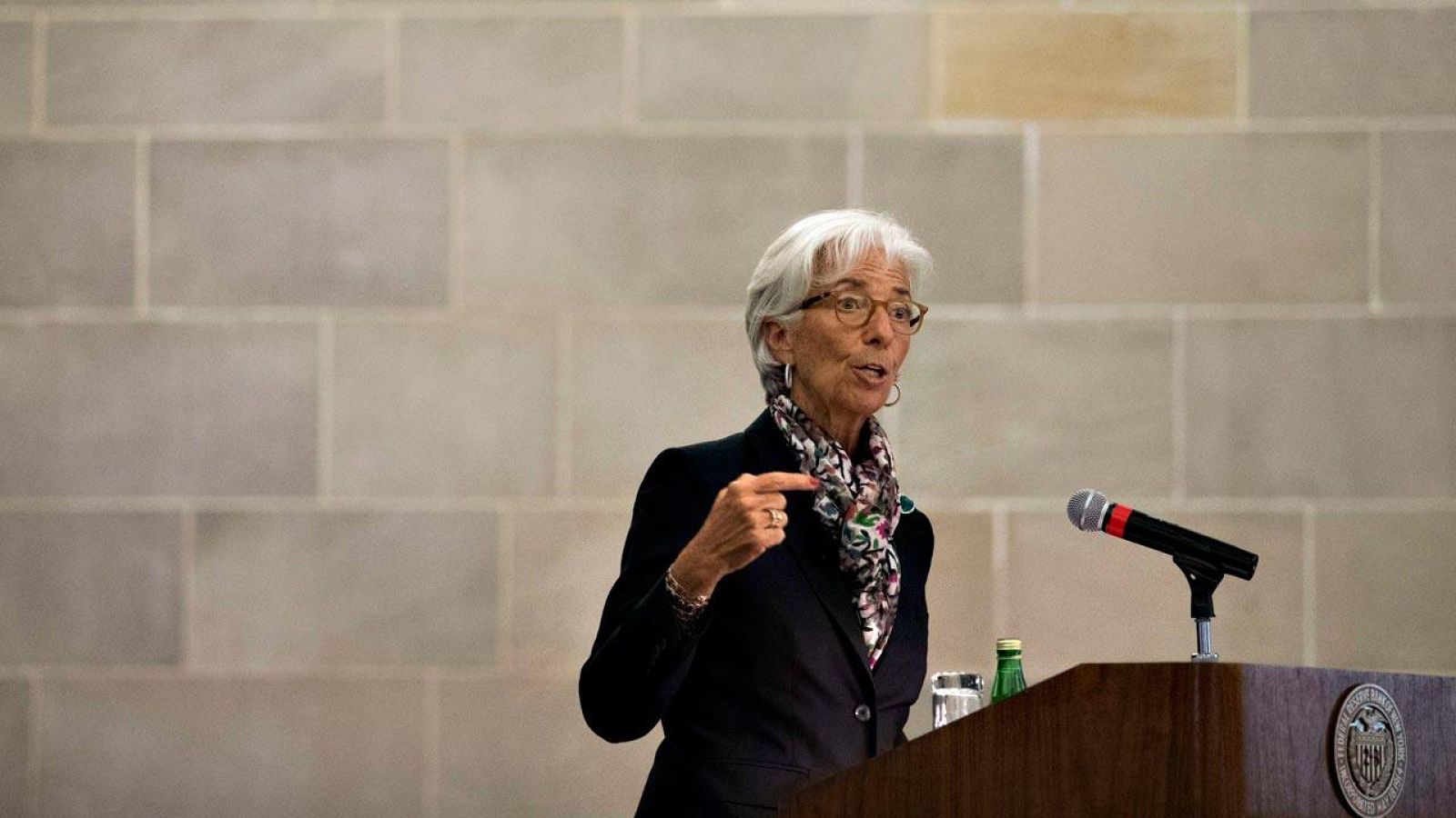 La directora gerente del FMI, Christine Lagarde