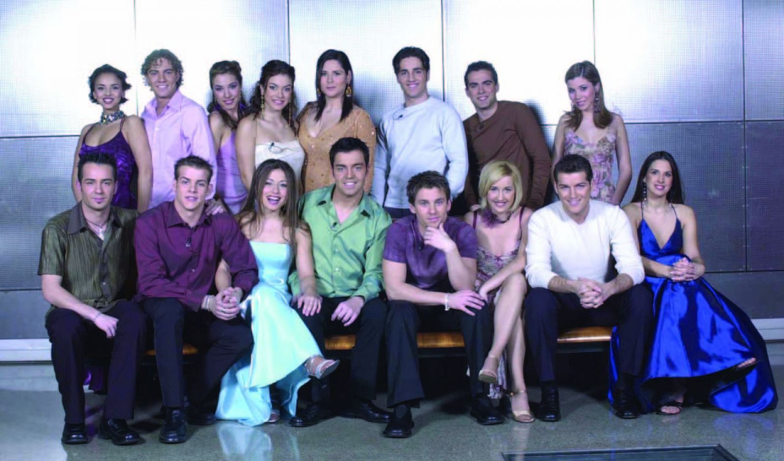 Concursantes de la primera edición de 'Operación Triunfo' (año 2002)
