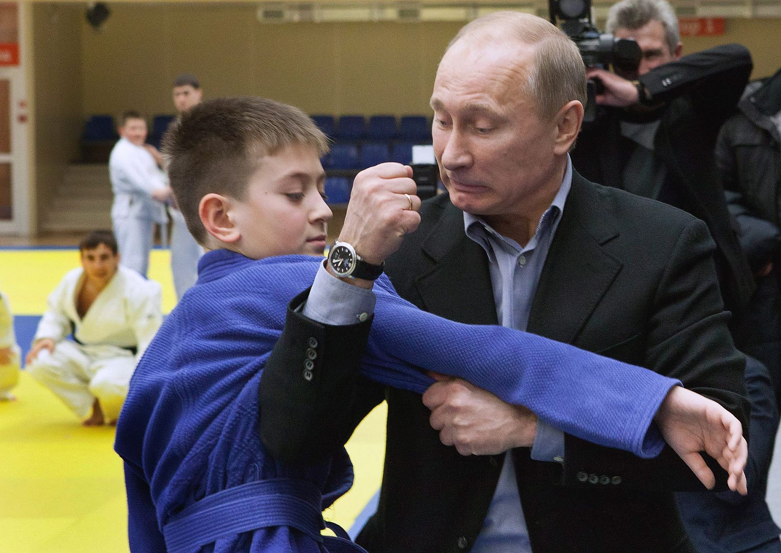 Putin, durante una exhibición de judo en 2012