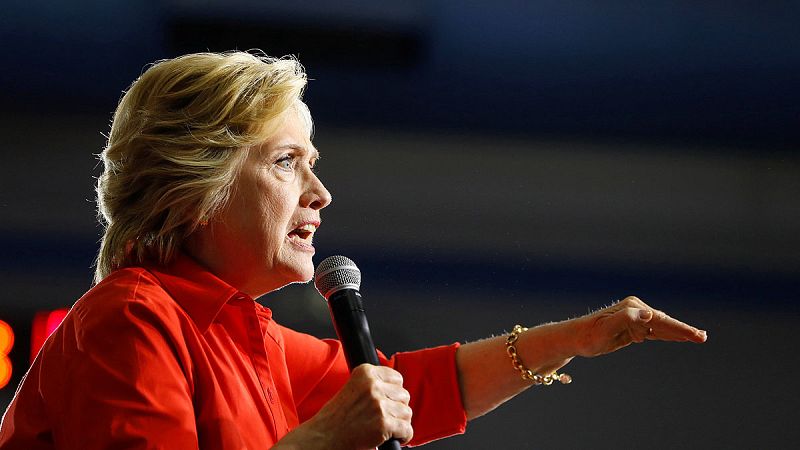 La candidata a la Casa Blanca por el Partido Demócrata, Hillary Clinton