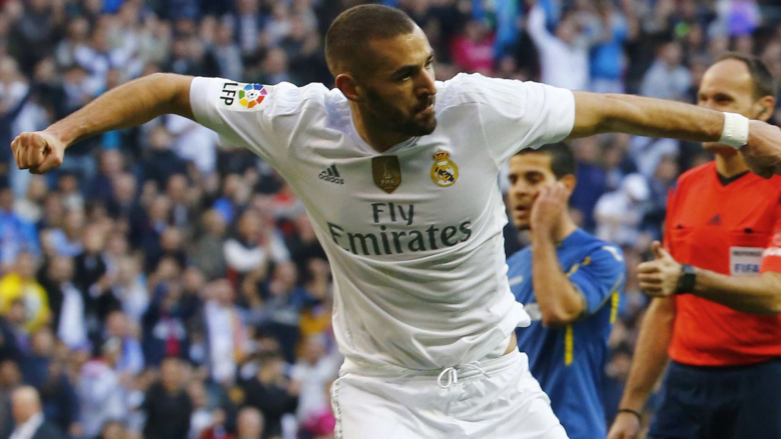 El delantero francés del Real Madrid, Karim Benzema