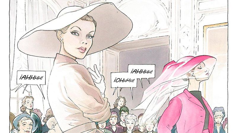 Fragmento de una página de 'Una chica Dior'