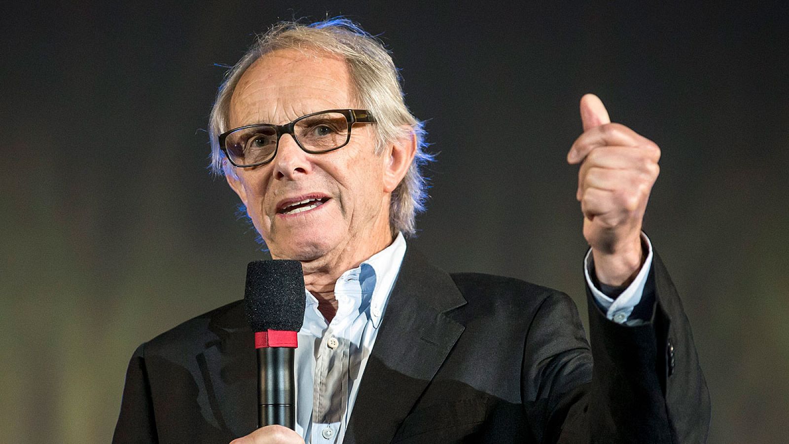 El director británico Ken Loach, durante su intervención en el Festival Internacional de Cine de Locarno (Suiza).