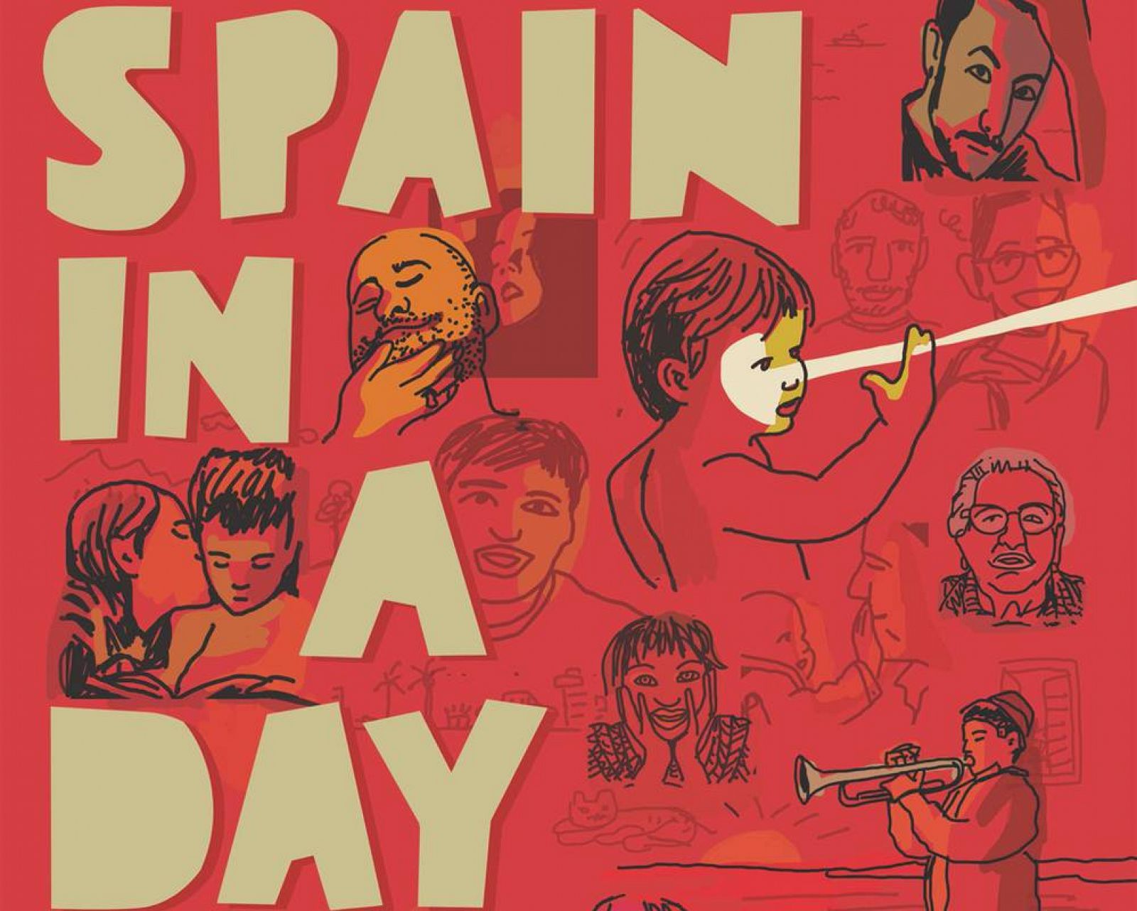  Cartel de 'Spain in a day' de Javier Mariscal