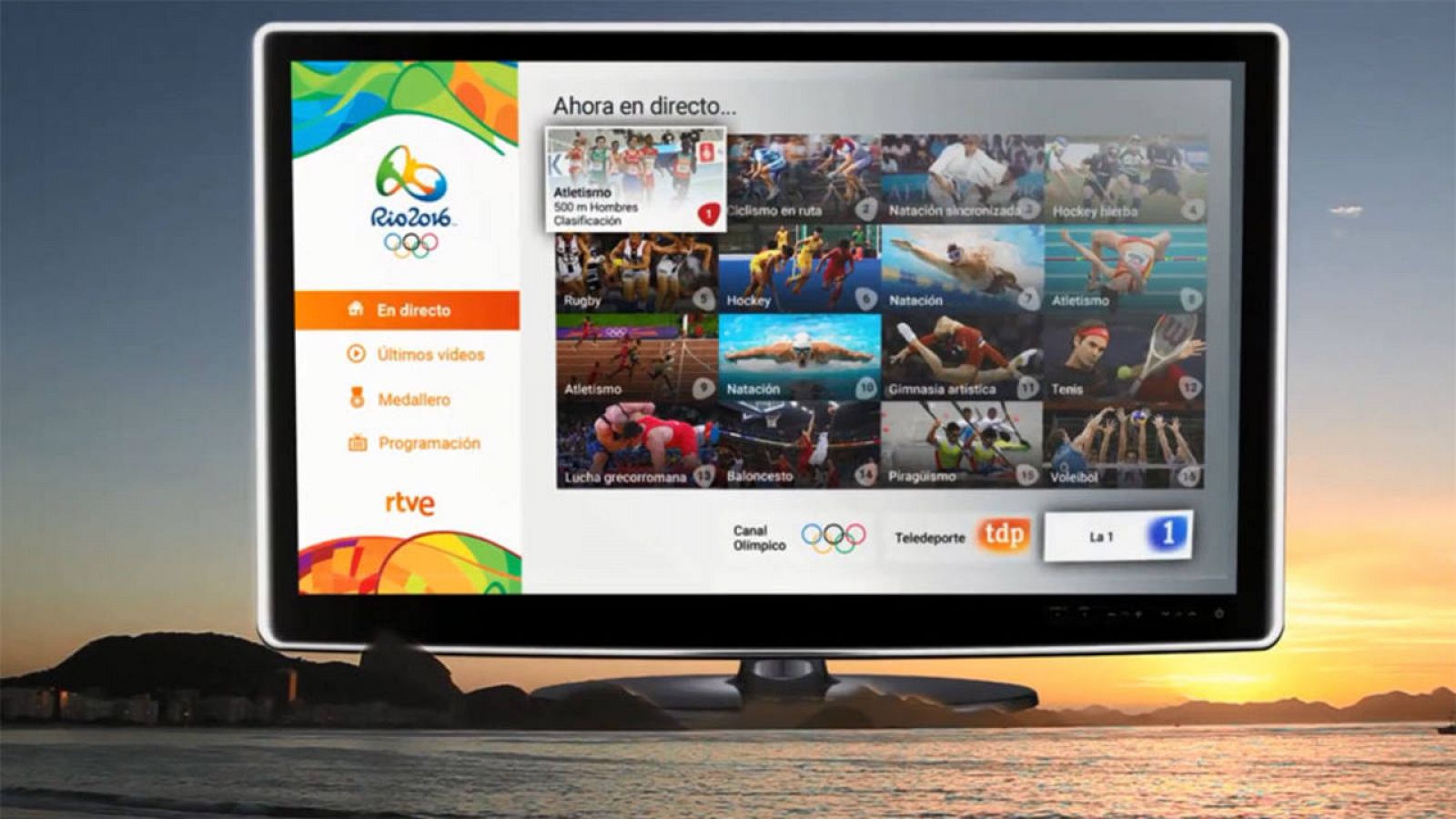 RTVE.es ofreció por primera vez los Juegos en multiseñal a través de Botón Rojo