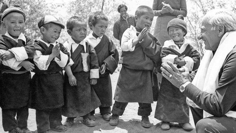 Hermann Gmeiner, el fundador de Aldeas Infantiles