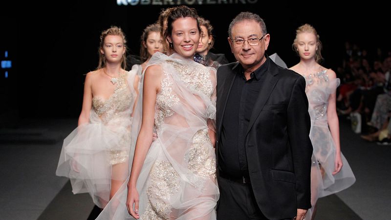 Roberto Verino tras su desfile en MFSHOW.
