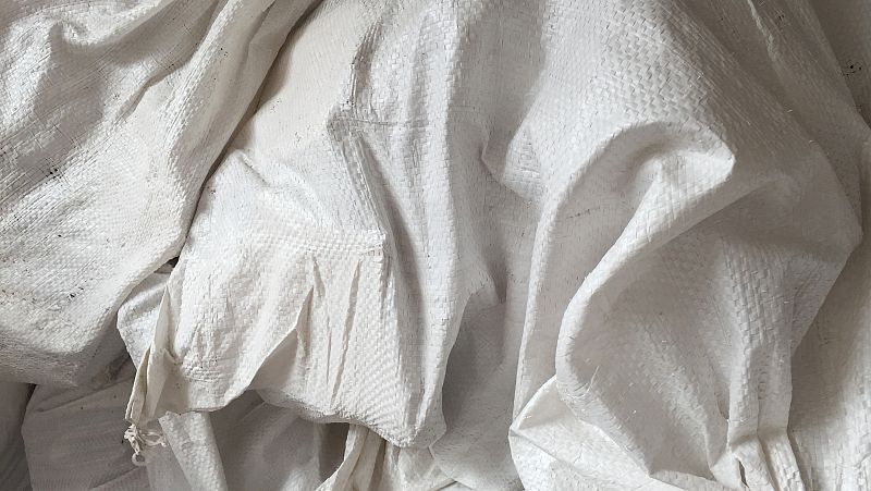 Detalle de una de las obras de Mónica Grande