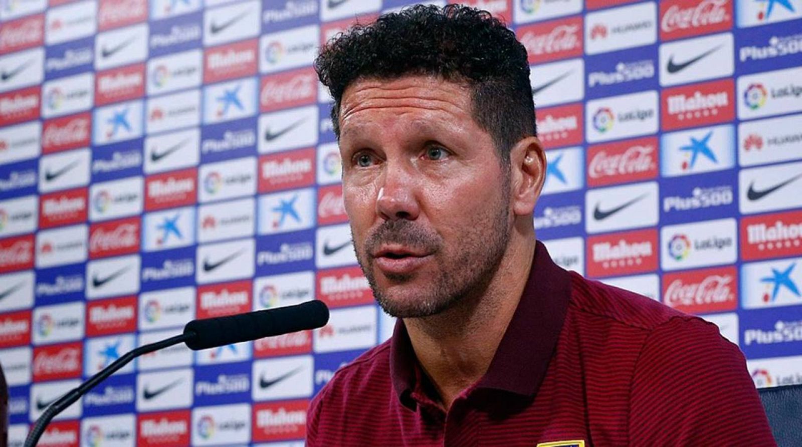 Simeone en rueda de prensa