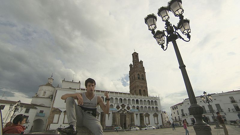 Nuestra ruta empieza en la Plaza Mayor de Llerena