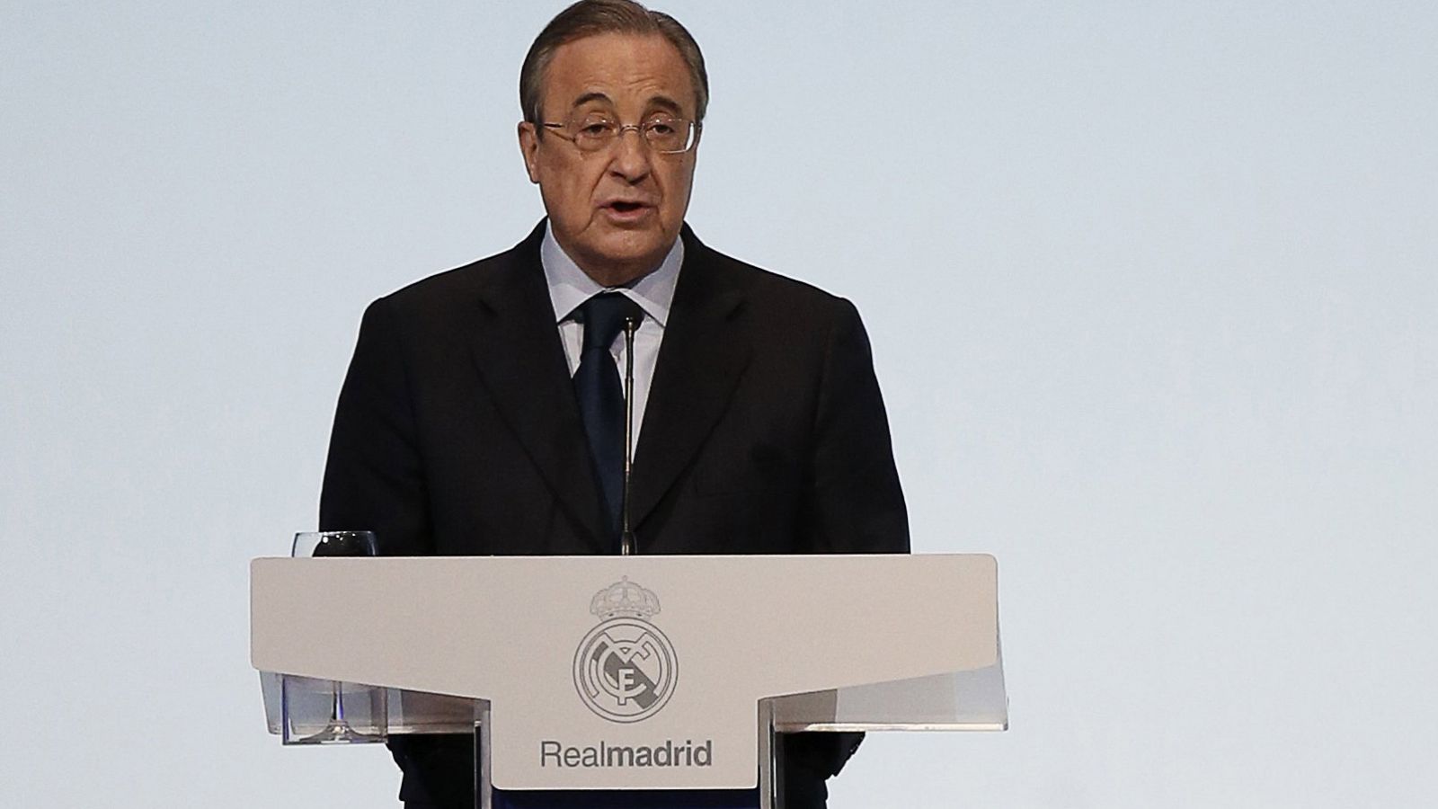 El presidente del Real Madrid, Florentino Pérez