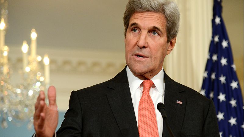 El secretario de Estado de EE.UU., John Kerry