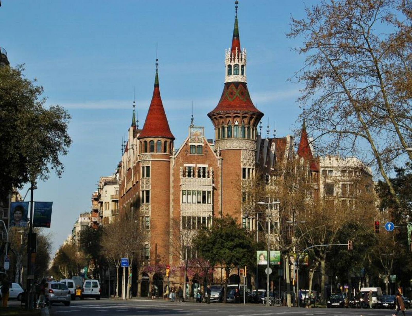 La Casa de les Punxes, en la Diagonal de Barcelona