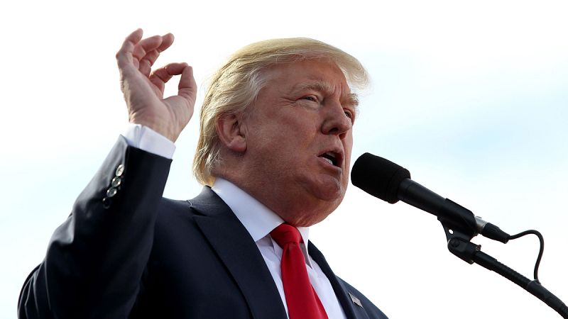 El candidato republicano a la Casa Blanca, Donald Trump