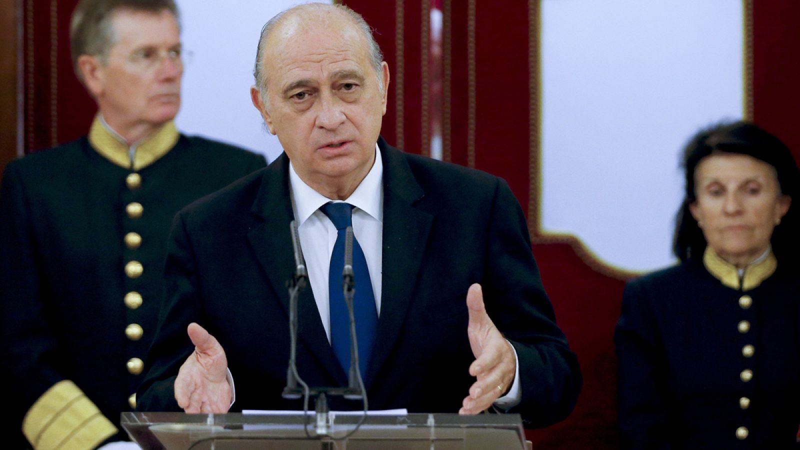 El ministro del Interior en funciones, Jorge Fernández Díaz
