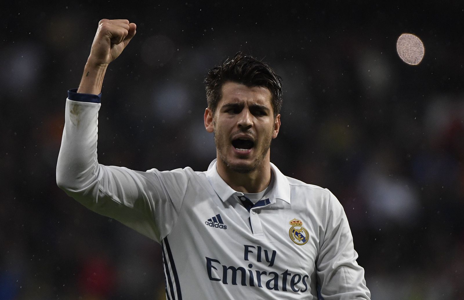 Morata celebra su gol ante el Athletic