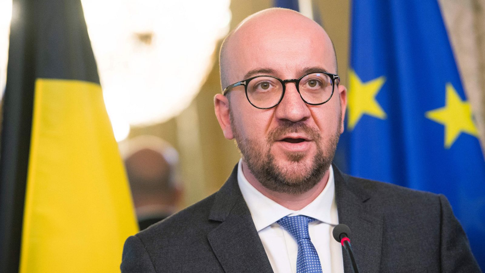 El primer ministro de Bélgica, Charles Michel