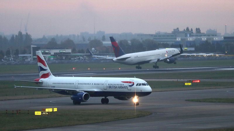 Pistas del aeropuerto de Heathrow