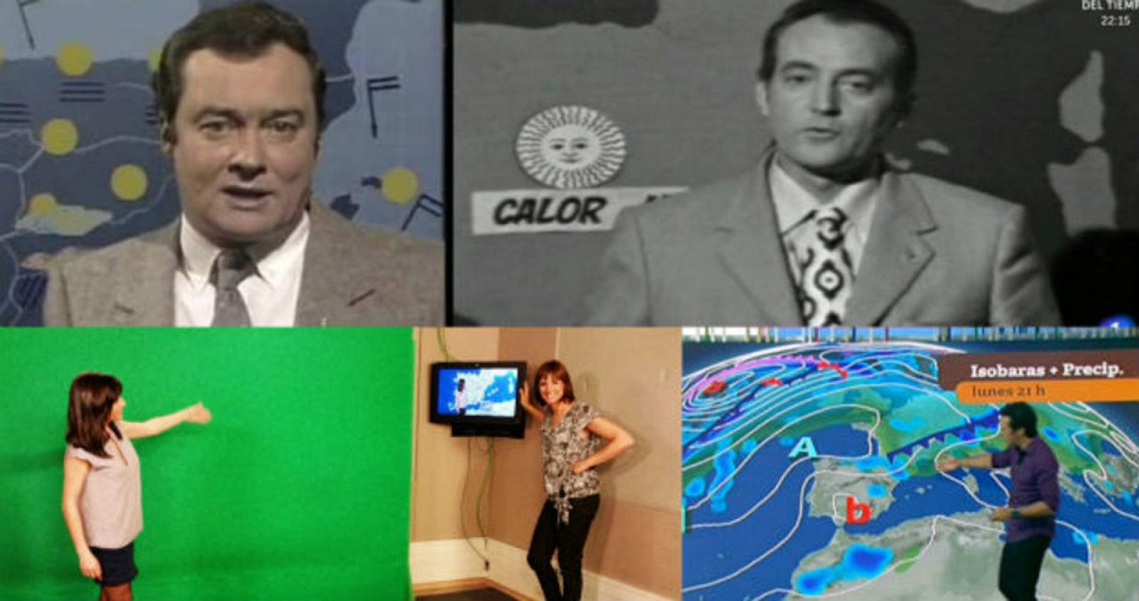 La historia de la información meteorológica en TVE