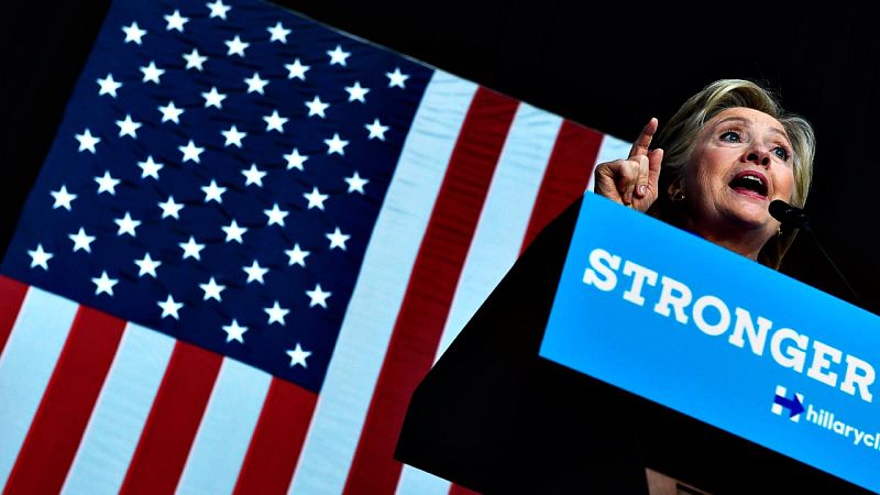 La candidata demócrata a la Casa Blanca, Hillary Clinton