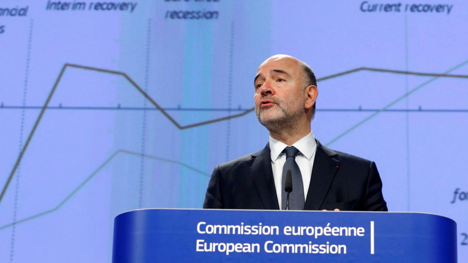 El comisario europeo de Asuntos Económicos, Pierre Moscovici