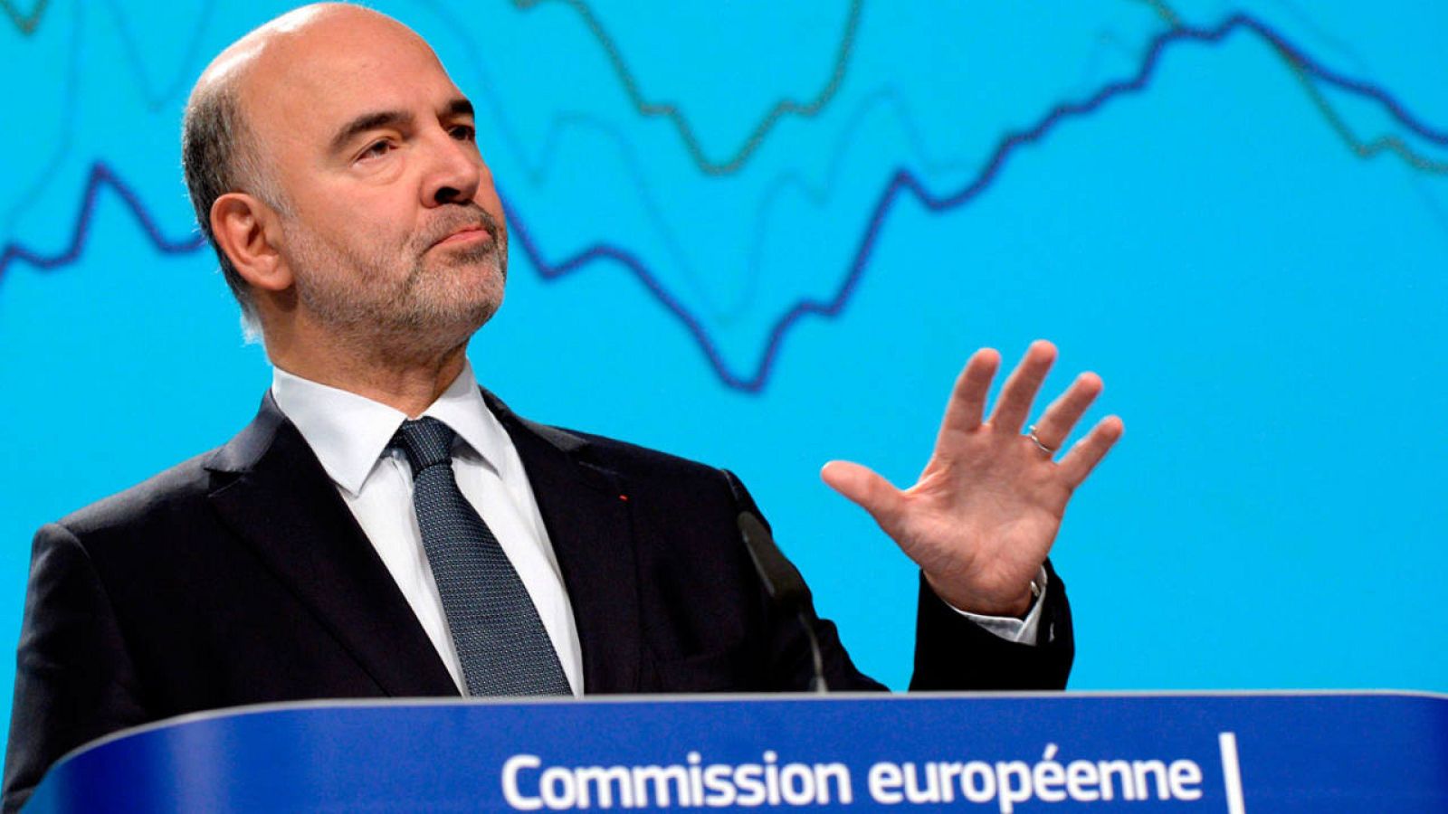 El comisario de Asuntos Económicos y Financieros, Pierre Moscovici