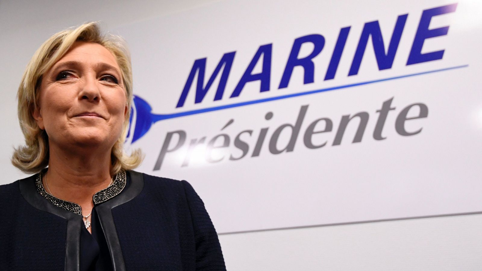 Marine Le Pen, presidenta del ultraderechista partido francés Frente Nacional y candidata presidencial