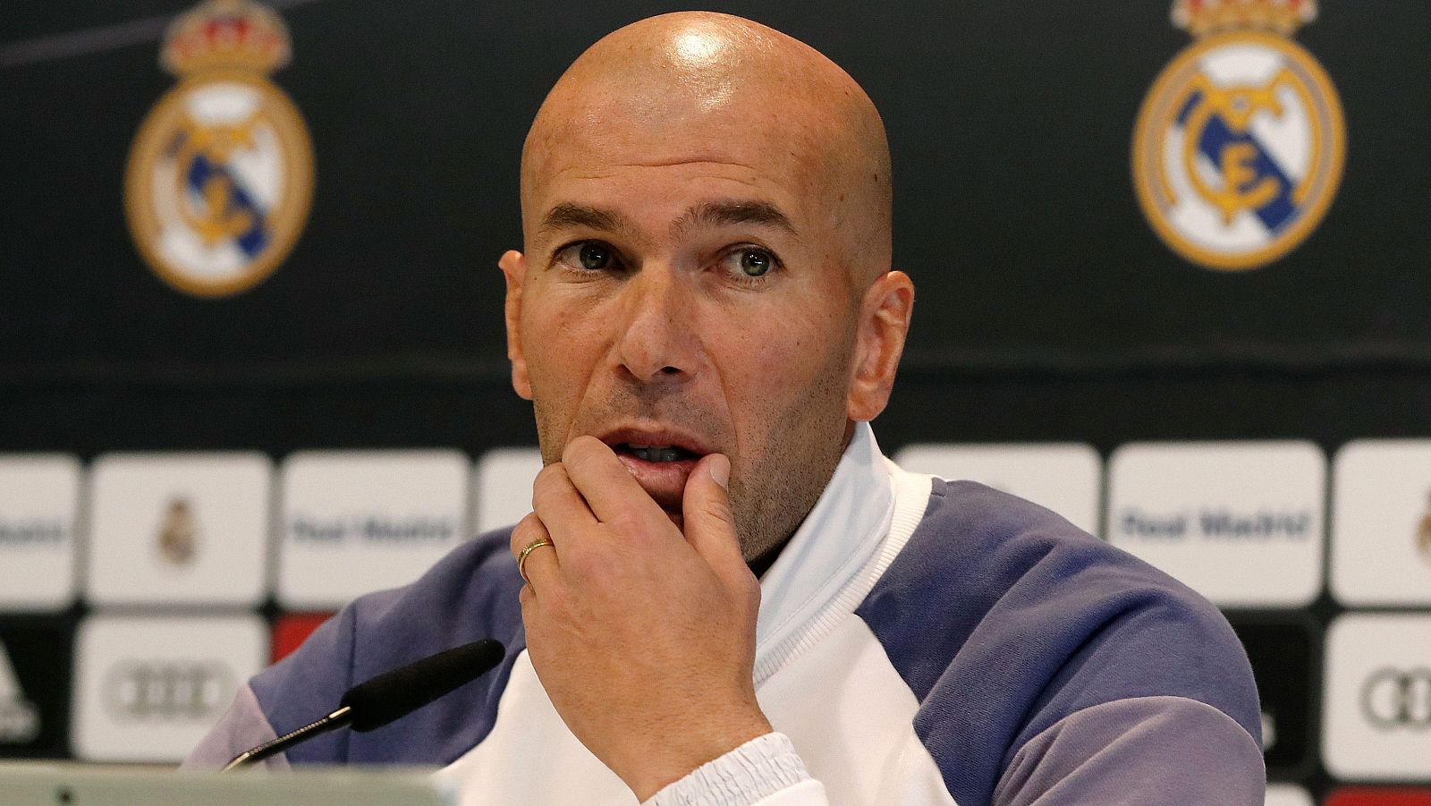 Zidane en rueda de prensa