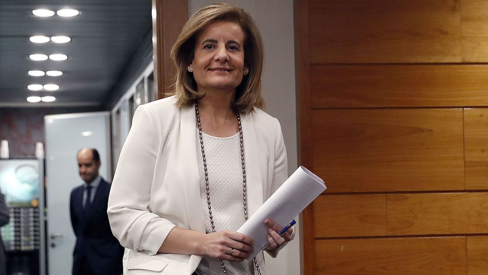 La ministra de Empleo y Seguridad Social, Fátima Báñez