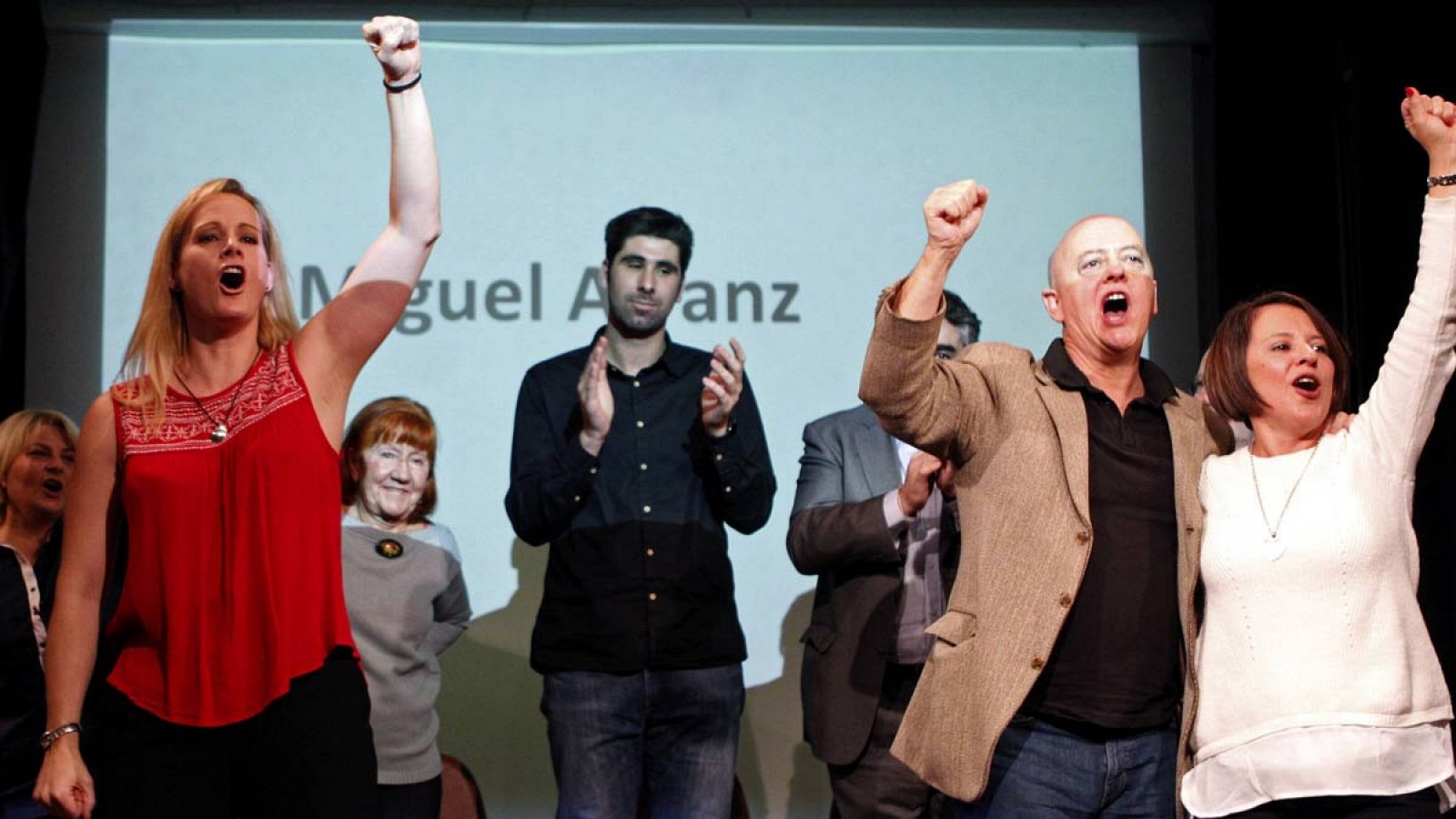 Presentación de la plataforma 'Primarias y Congreso Ya' del PSOE de Madrid.