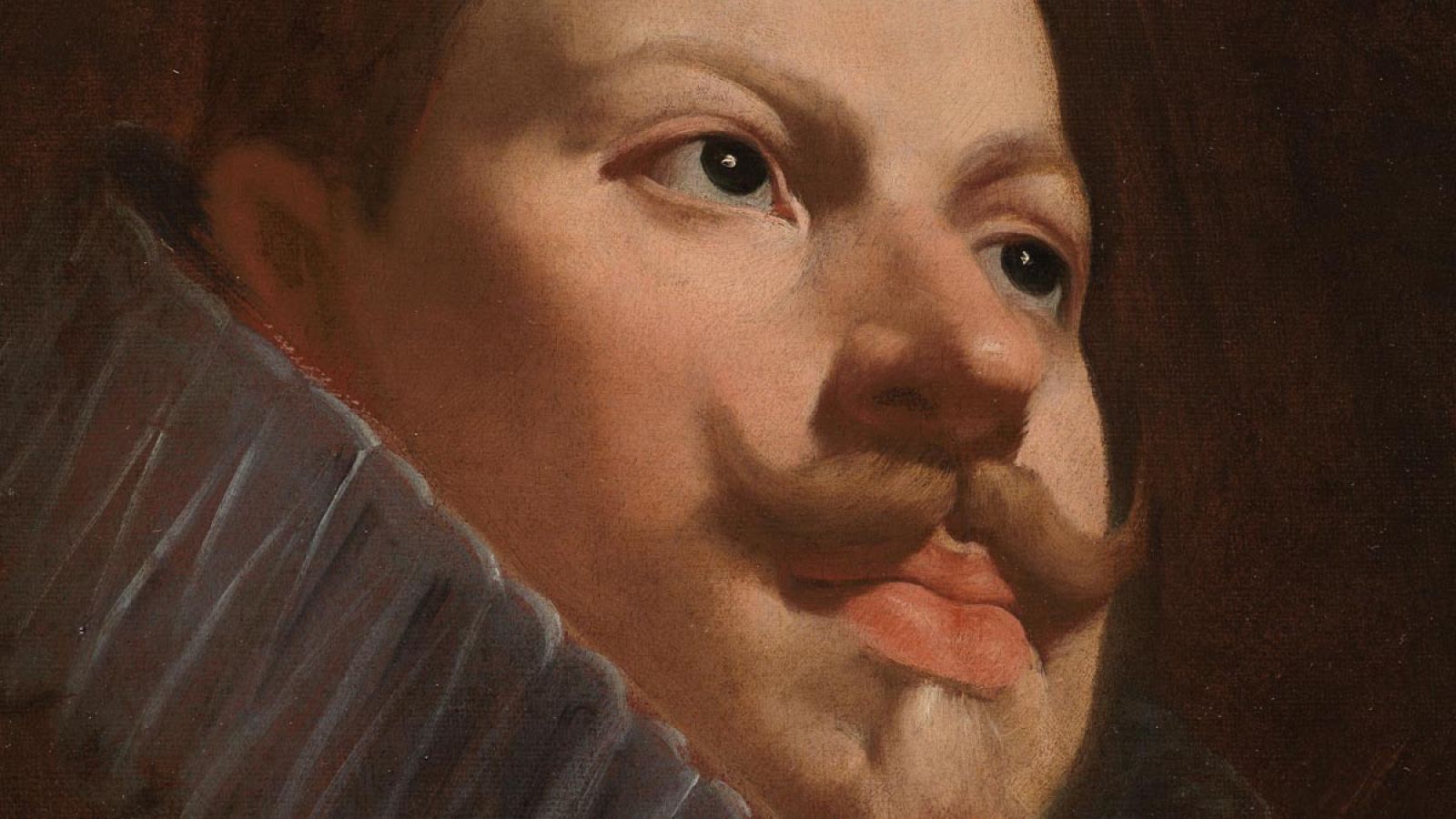 Detalle de  'Retrato de Felipe III', una obra recientemente atribuida a Velázquez.