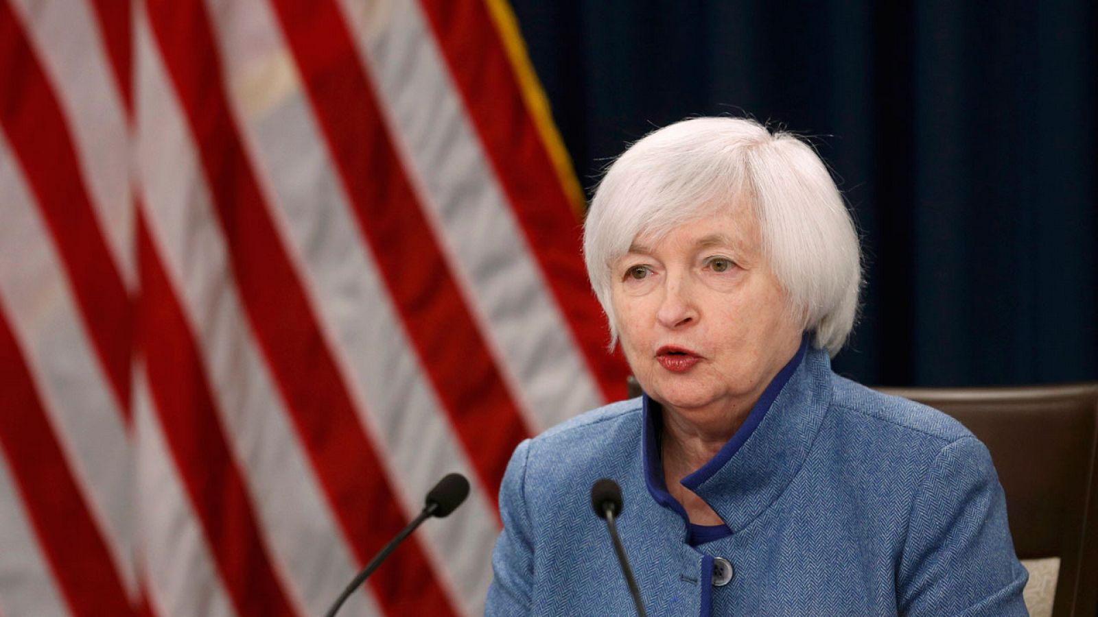 La presidenta de la Reserva Federal de Estados Unidos, Janet Yellen