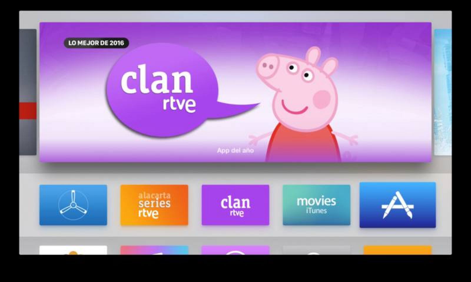  La app de Clan se encuentra dentro de las cinco más instaladas de Apple TV