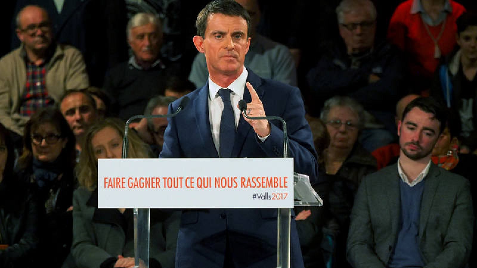  El primer ministro y candidato a las primarias socialistas francesas, Manuel Valls.