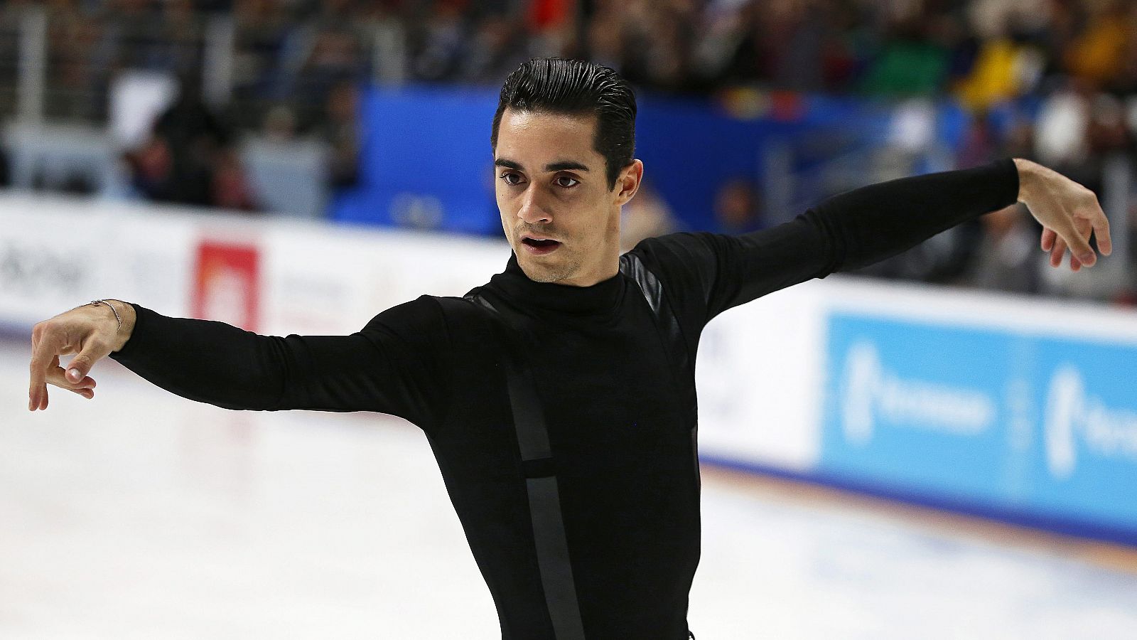 Javier Fernández, en la pasada Copa Rostelecom.