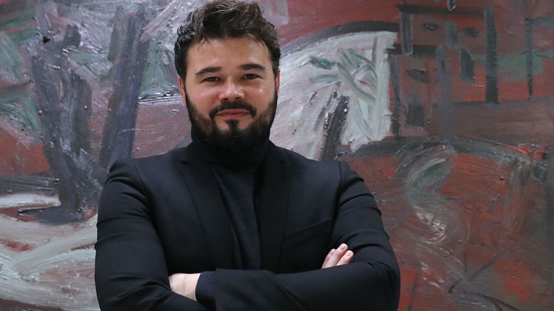 El coportavoz de ERC en el Congreso, Gabriel Rufián.