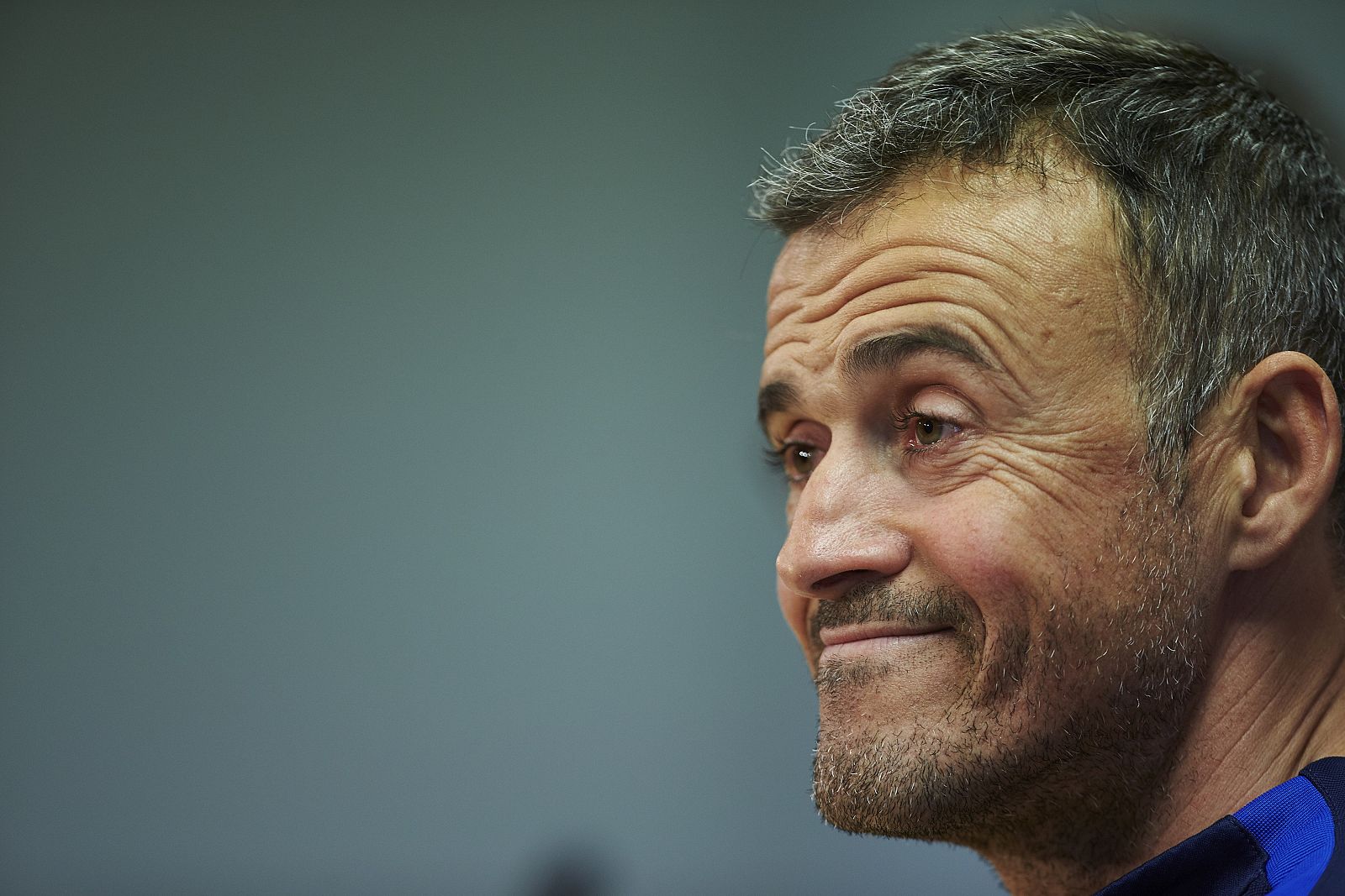 El entrenador del F.C. Barcelona Luis Enrique Martínez