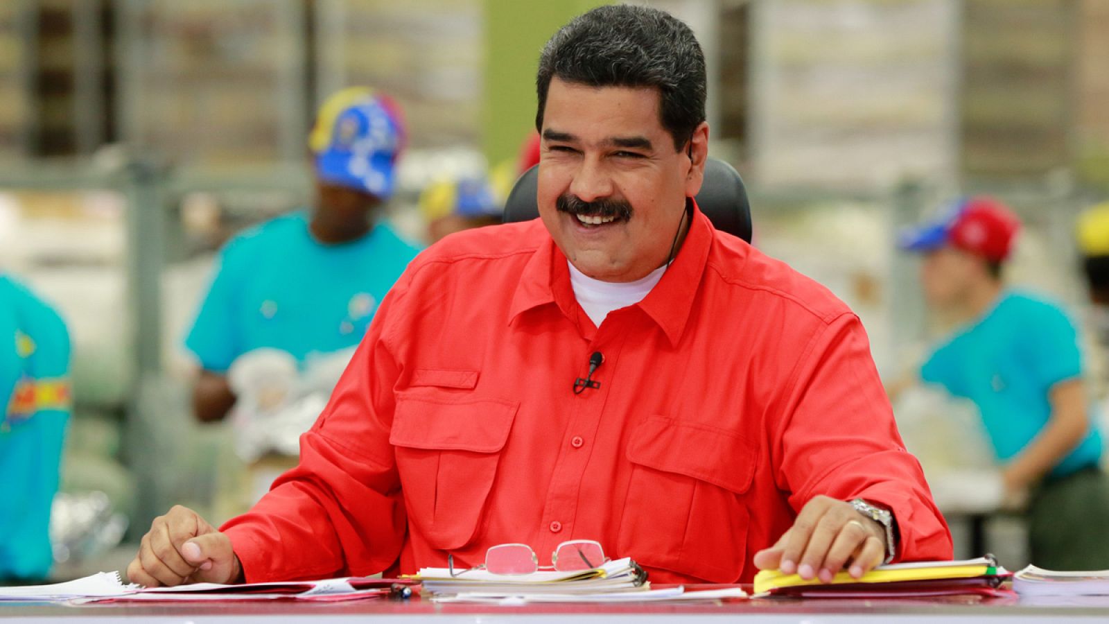 El presidente venezolano, Nicolás Maduro, durante un programa de televisión en Caracas.