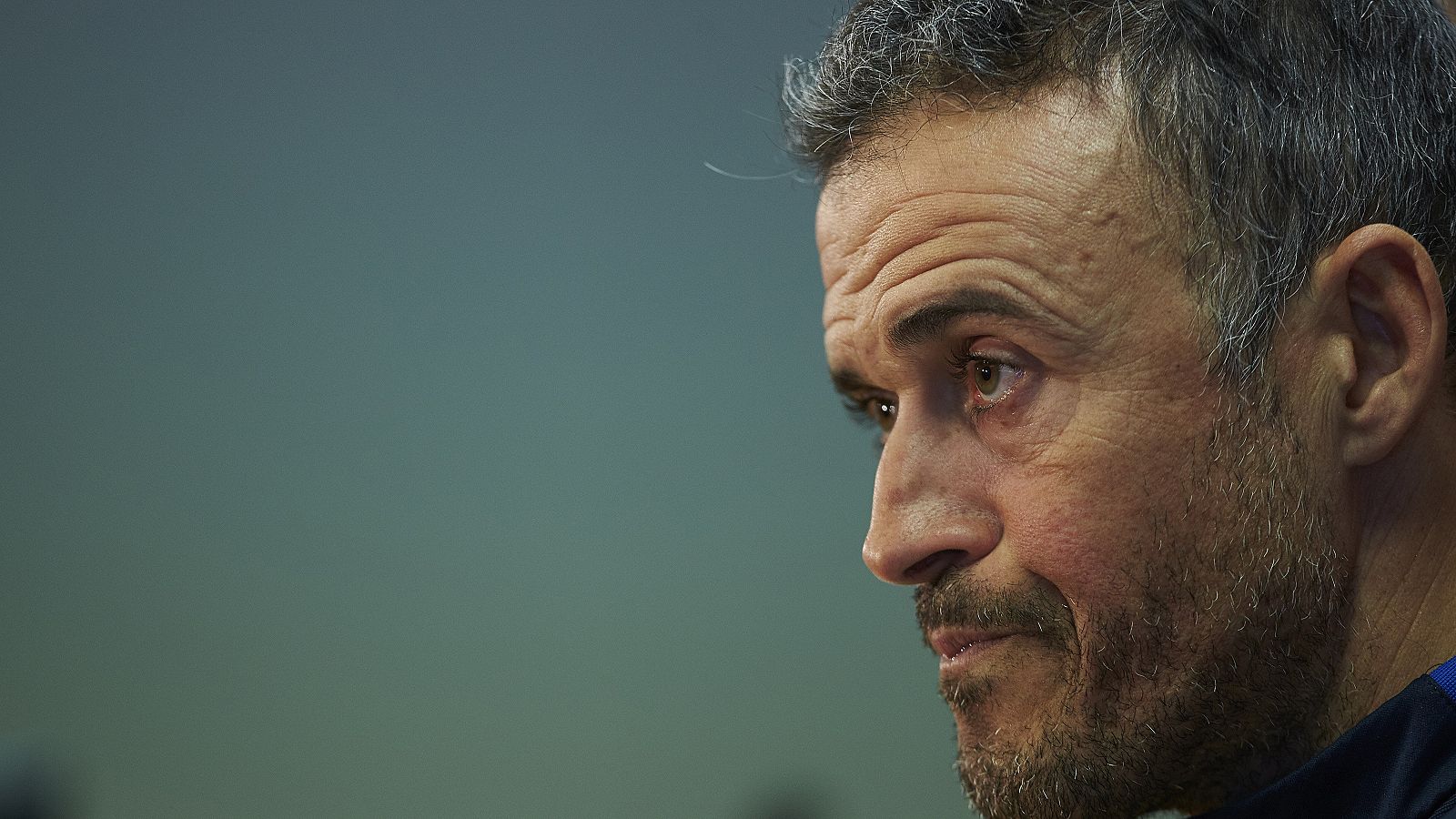 Luis Enrique, en rueda de prensa.