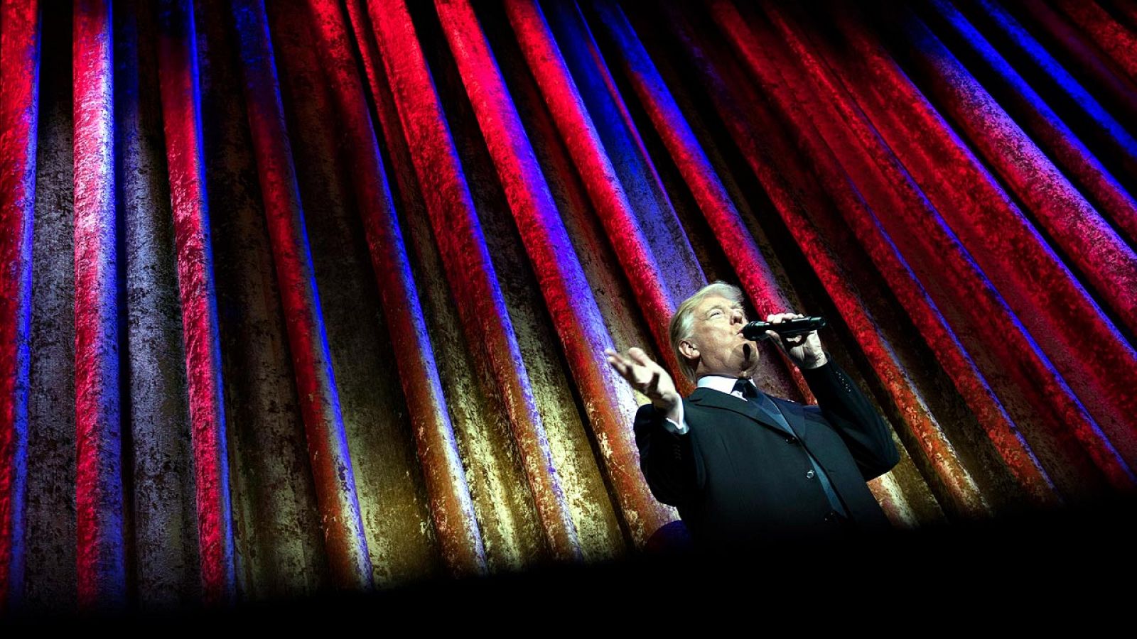El presidente electo de Estados Unidos, Donald Trump, en una reciente cena de gala