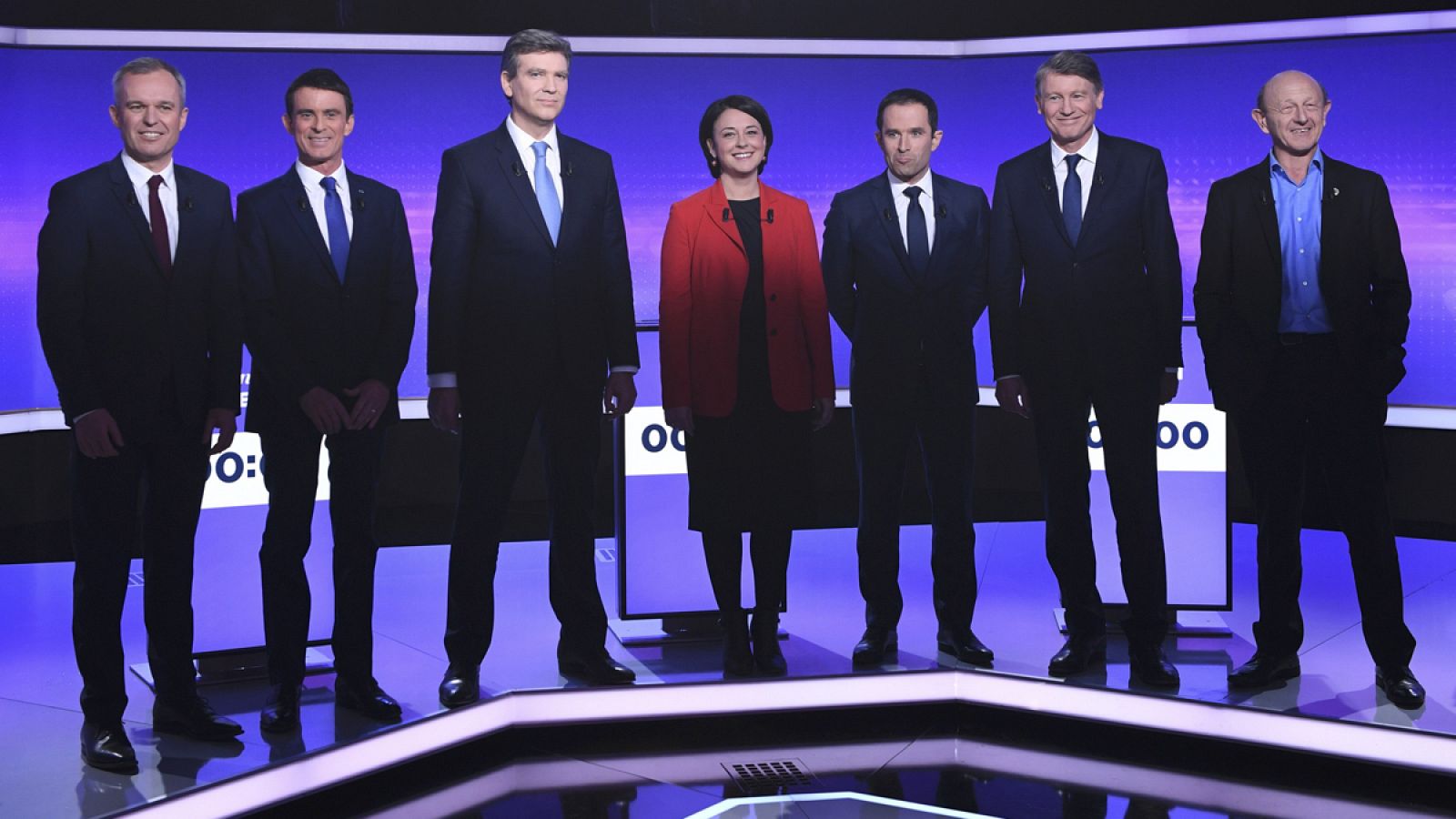 Los candidatos a las primarias socialistas en Francia