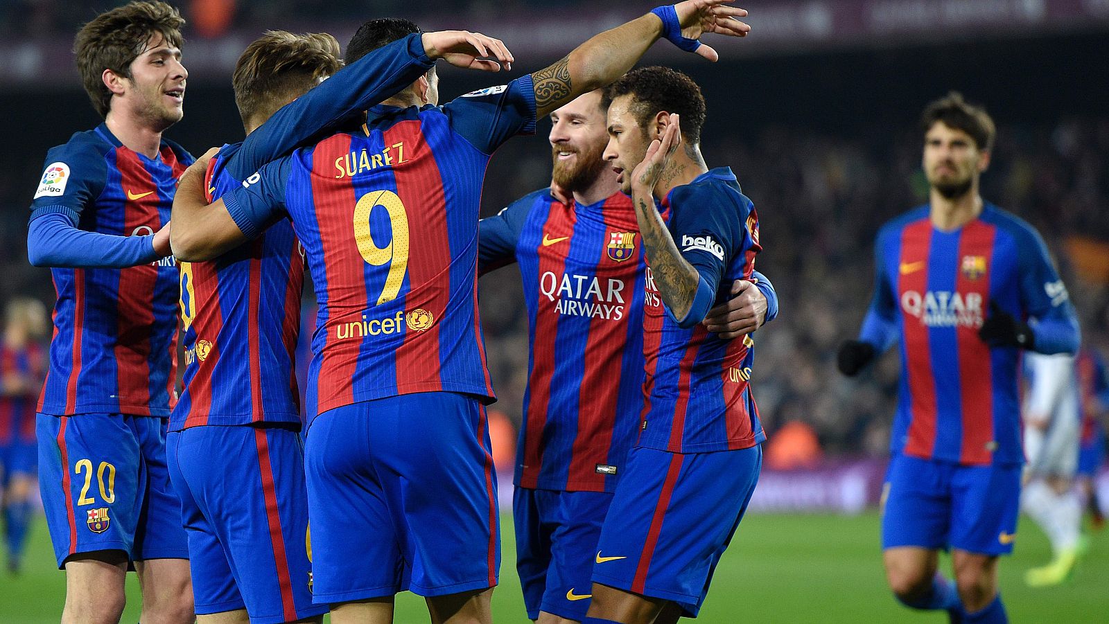 El FC Barcelona, a semifinales de la Copa tras golear a la Real