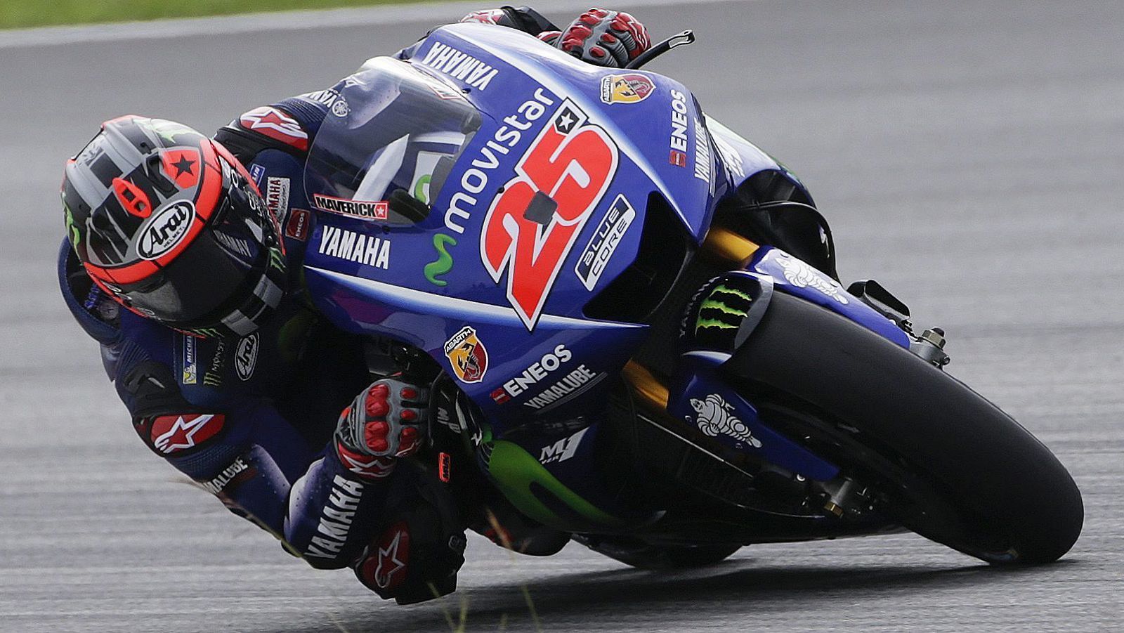 Maverick Viñales, en la última jornada de entrenamientos de Sepang.