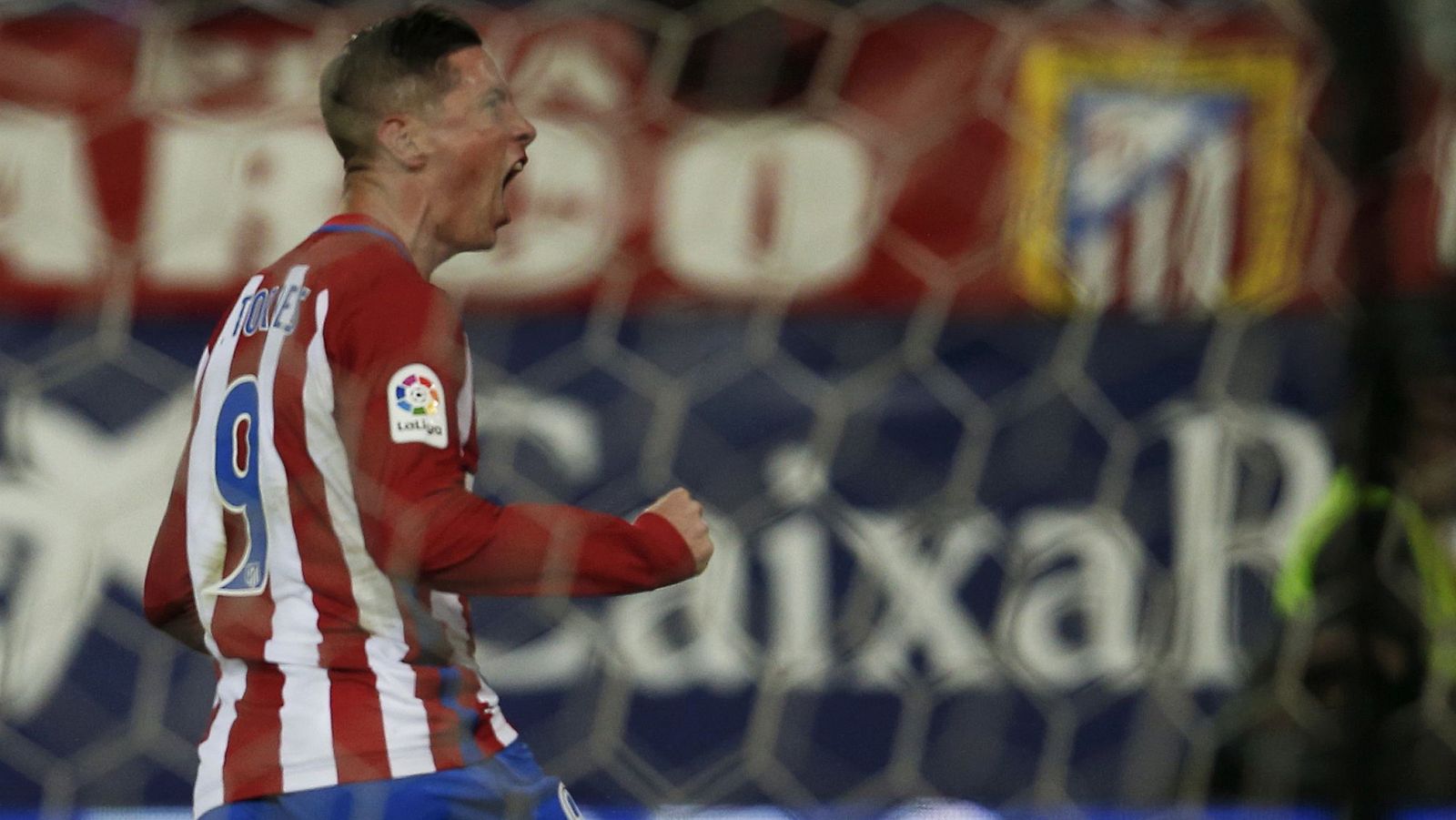 Fernando Torres celebra el gol anotado al Leganés