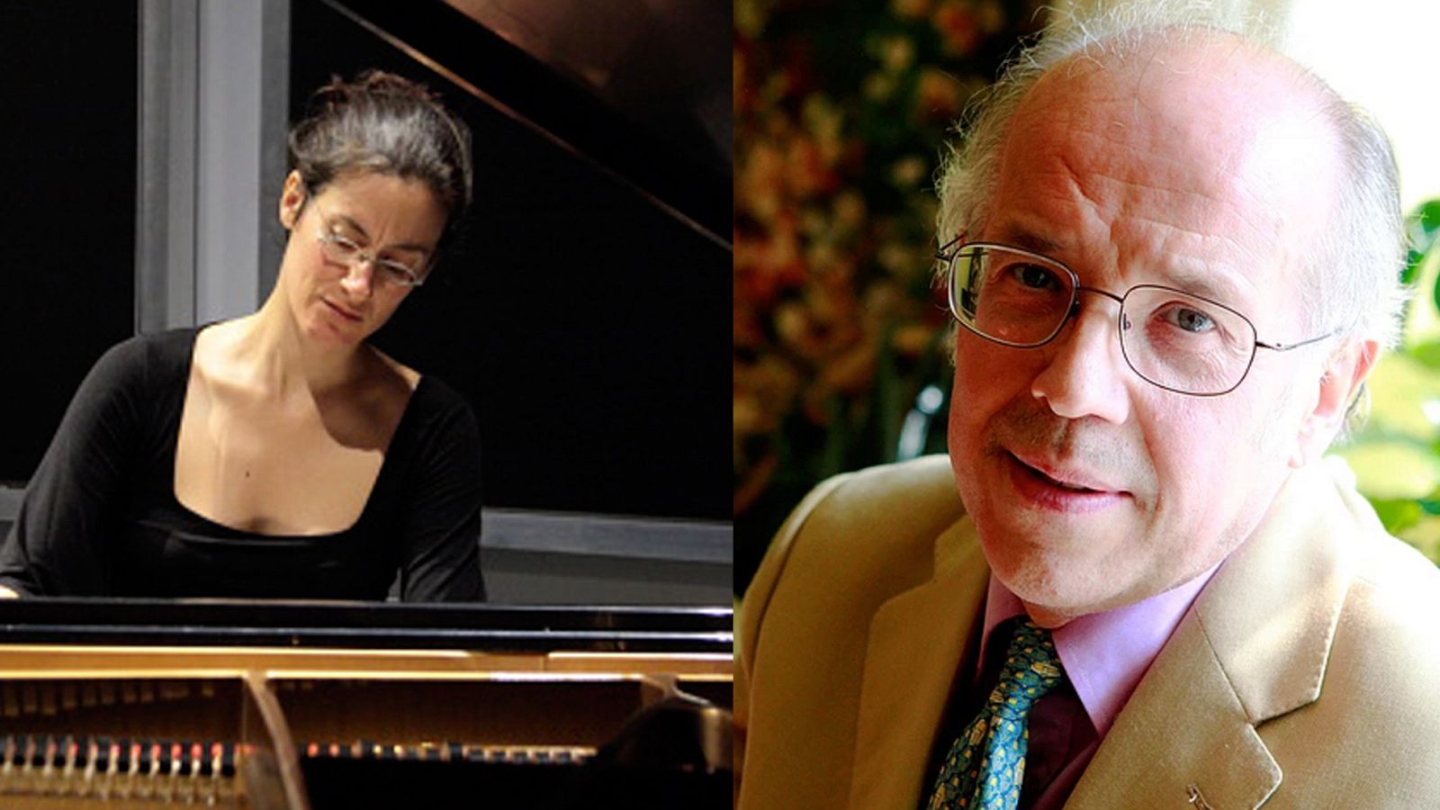 La pianista Marta Espinós y el director José Luis Temes