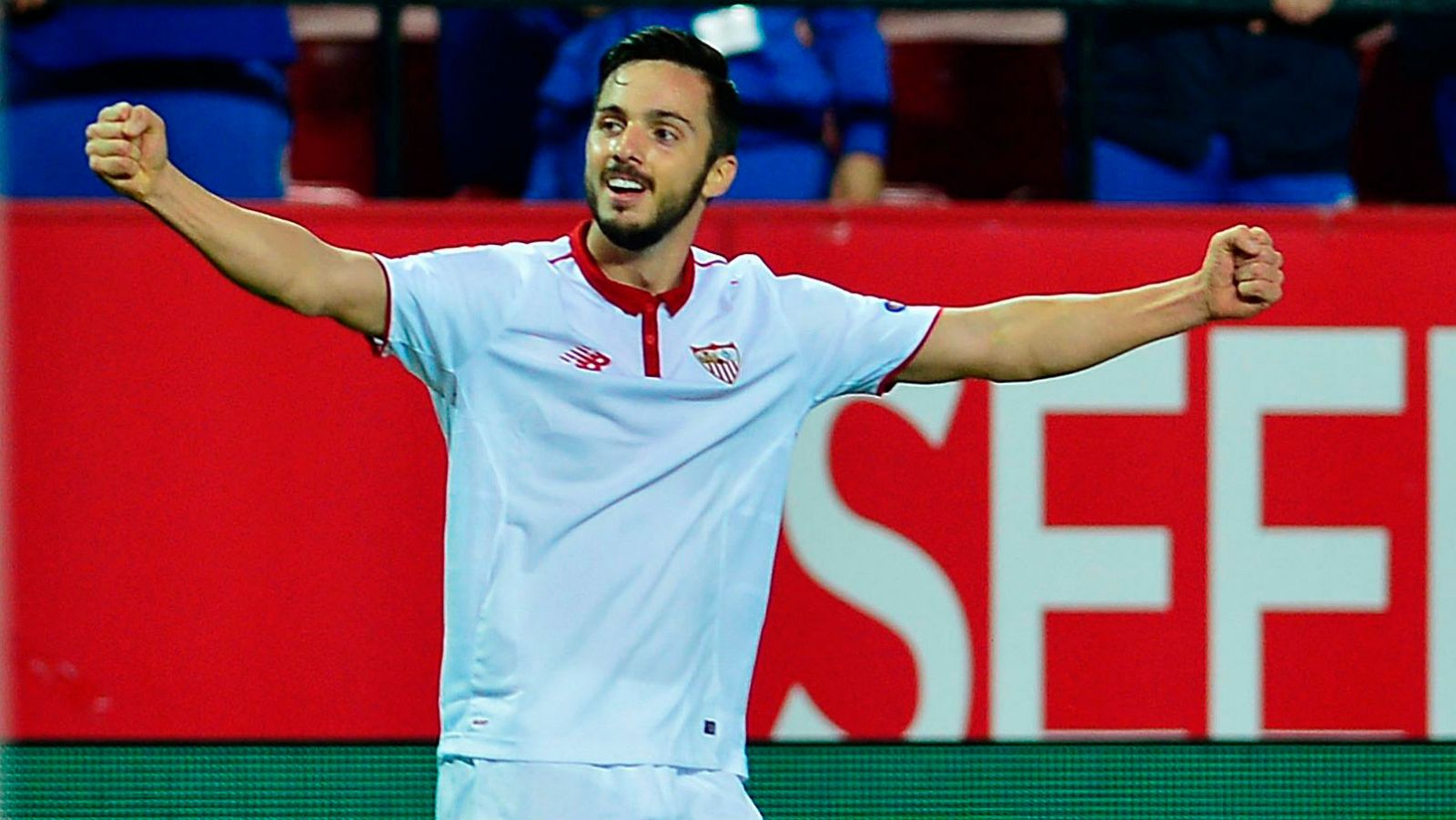 Sarabia anota el 1-0 del Sevilla ante el Eibar