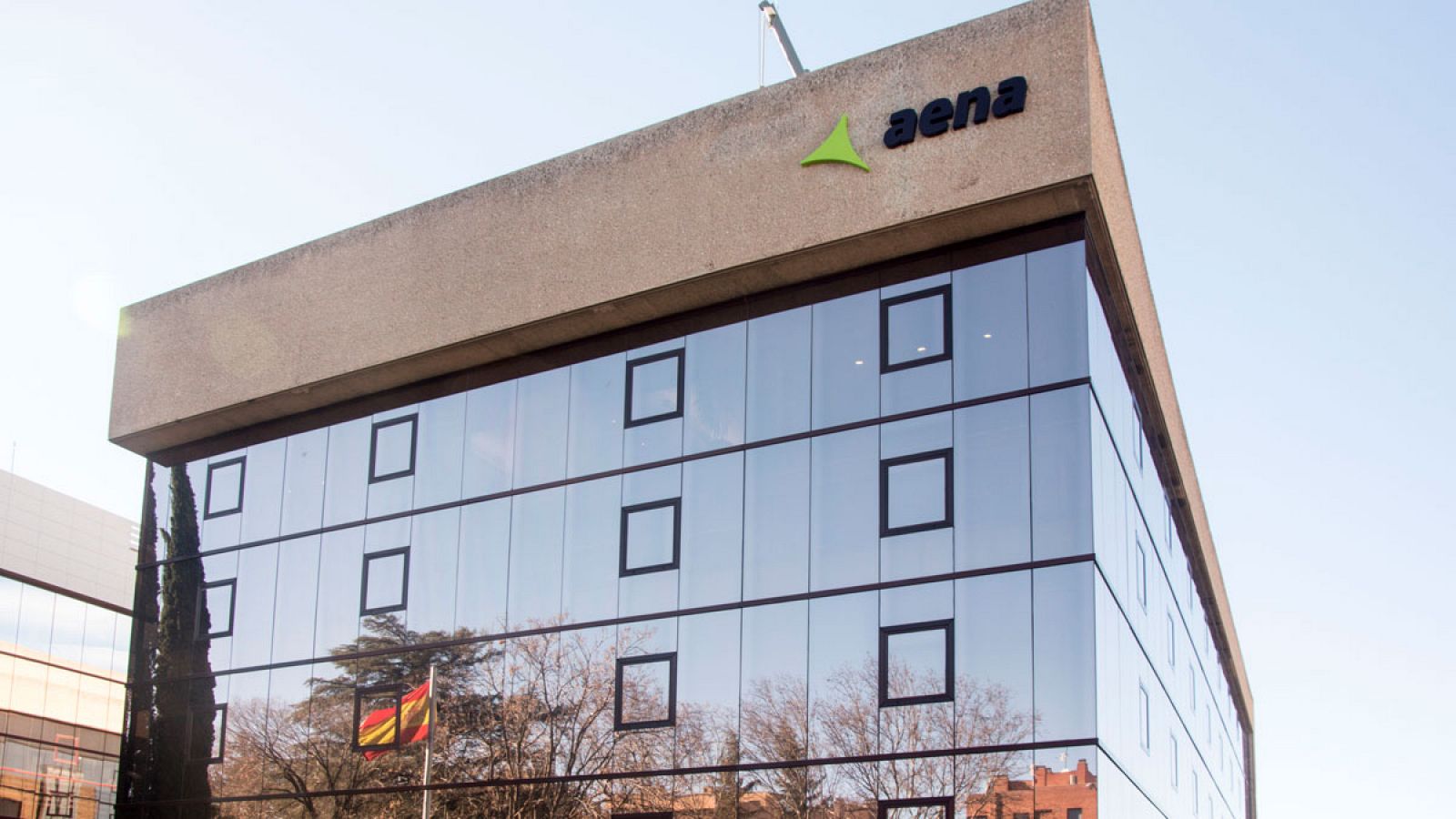 Edificio de los Servicios Centrales de Aena en Madrid.