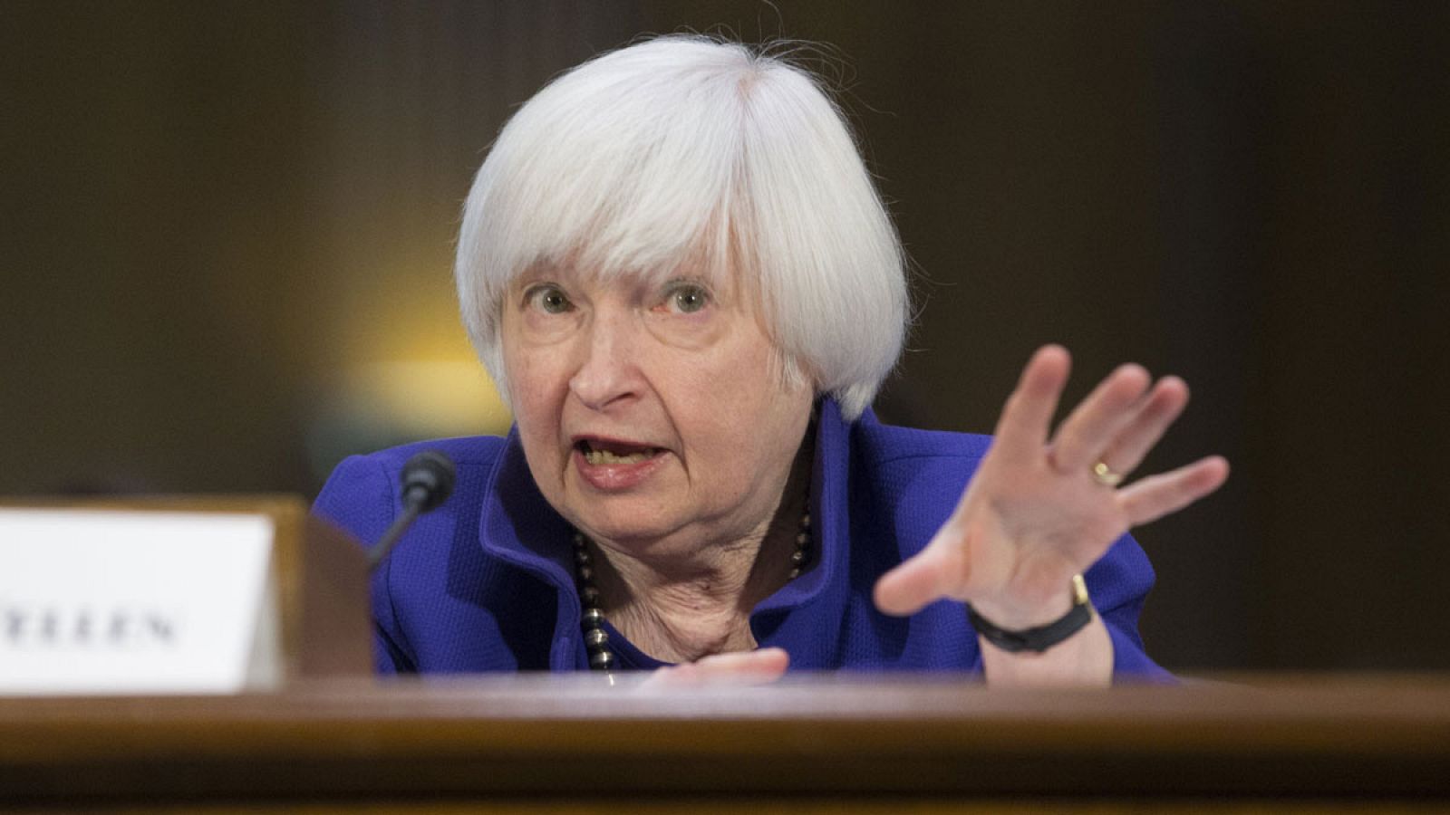 La presidenta de la Reserva Federal de EE.UU., Janet Yellen, en una imagen de archivo.