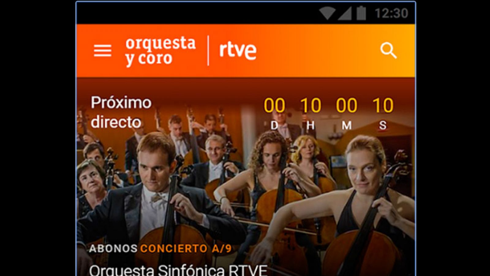 La Orquesta y Coro RTVE y RTVE.es lanzan su aplicación móvil