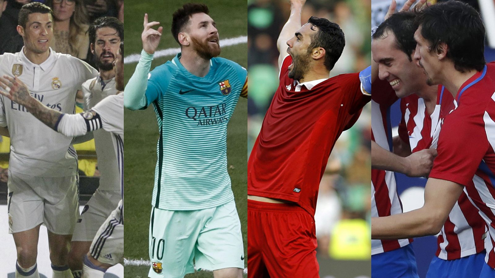 Madrid, Barcelona, Sevilla y Atlético, los cuatro primeros clasificados